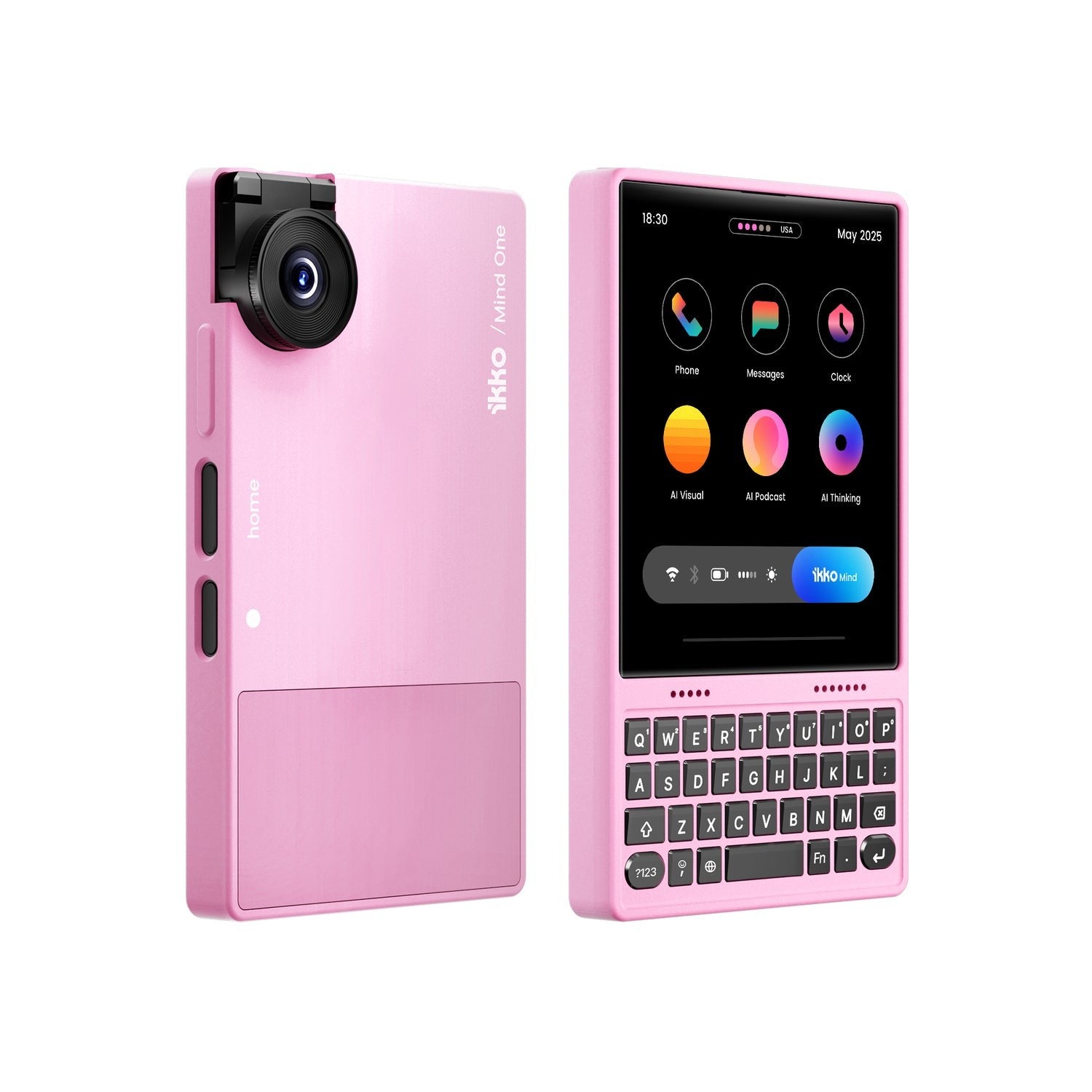 IKKO MindOne Snap-in Case｜QWERTY 鍵盤手機殼｜內置電池+高解析音效DAC