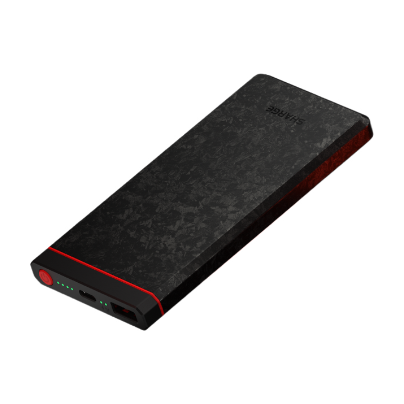 SHARGE 22.5W 碳纖維超薄行動電源10000mAh C1