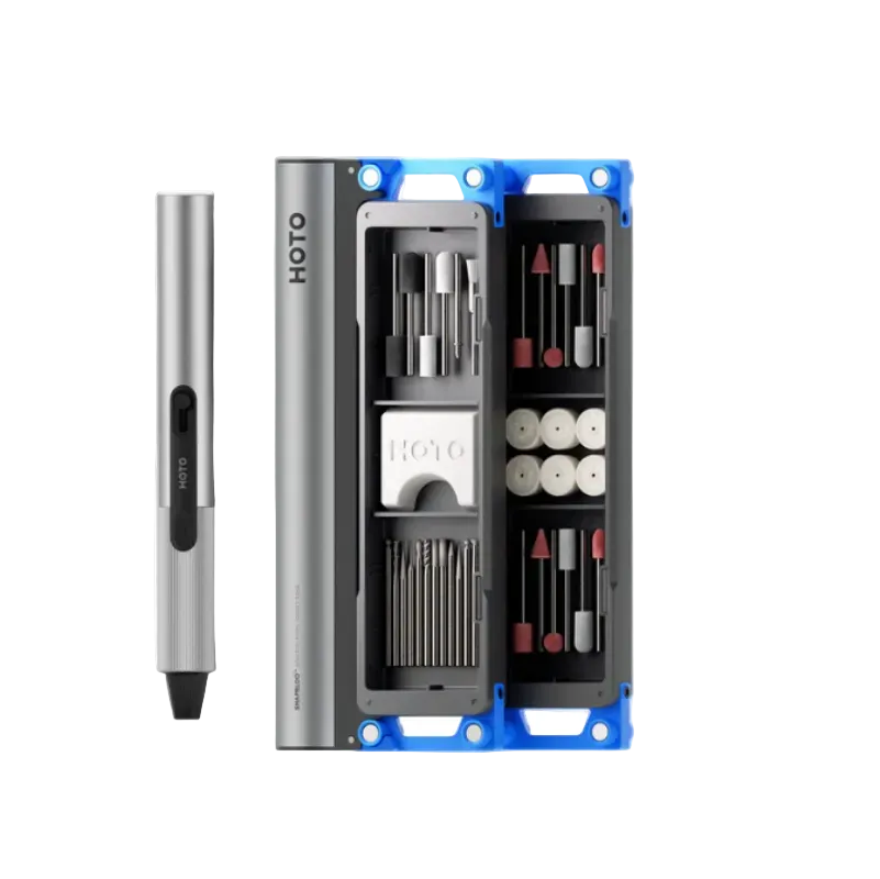 HOTO Snapbloq S‑A01｜無刷精密電動螺絲批套裝｜0.5Nm 三段扭力｜Type‑C 充電