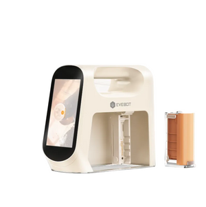EVEBOT Smart Handheld 食品打印機｜咖啡奶泡/甜品表面食用打印｜300dpi高清印花