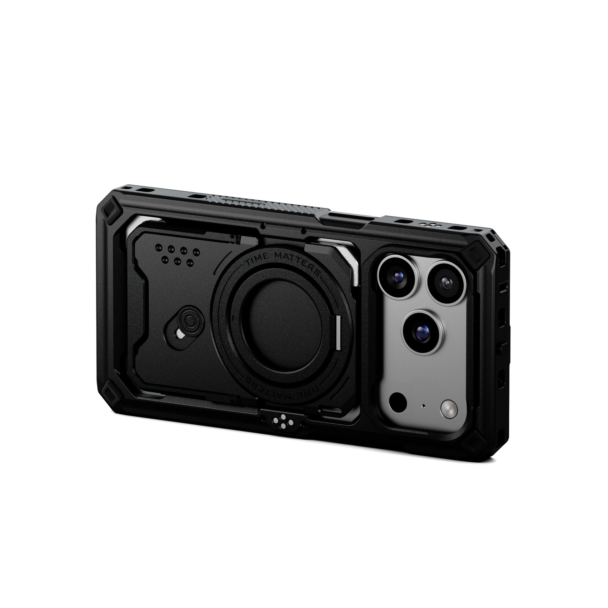 TILTA KHRONOS iPhone 17 Pro/Pro Max 保護殼展示正面外觀設計。