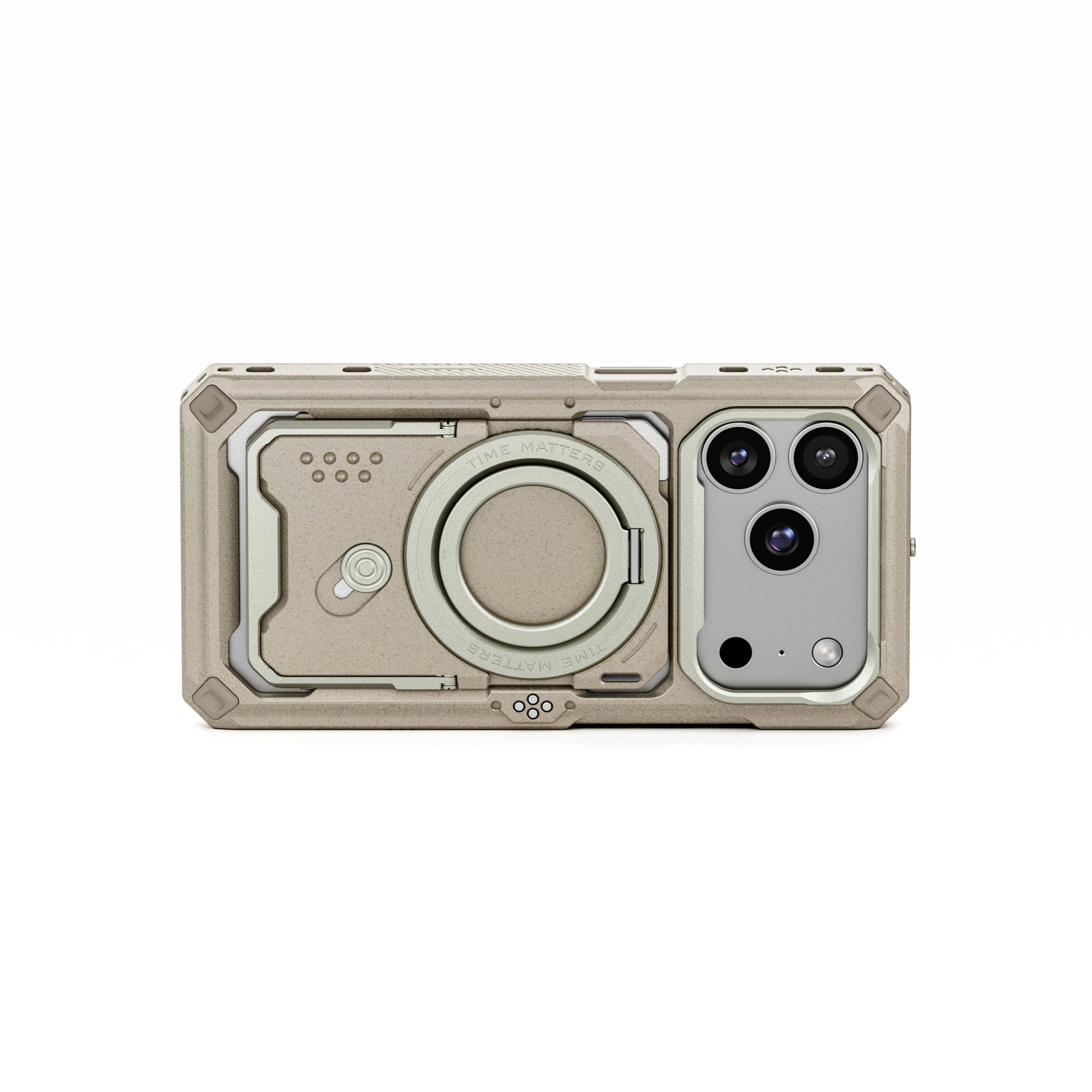 TILTA KHRONOS iPhone 17 Pro/Pro Max 保護殼展示正面外觀設計。