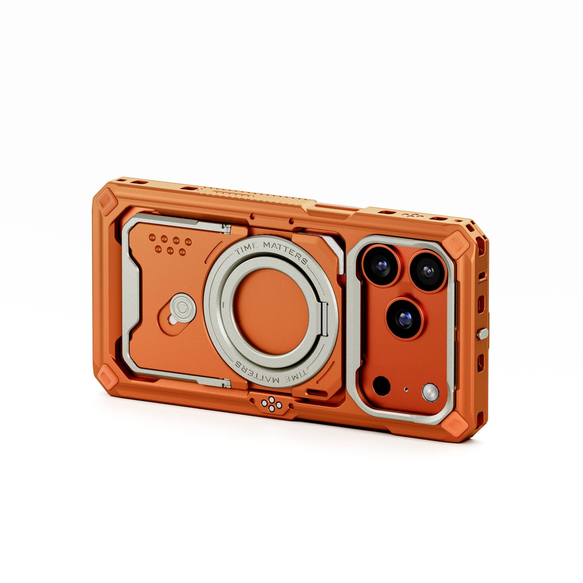 TILTA KHRONOS iPhone 17 Pro/Pro Max 保護殼展示正面外觀設計。