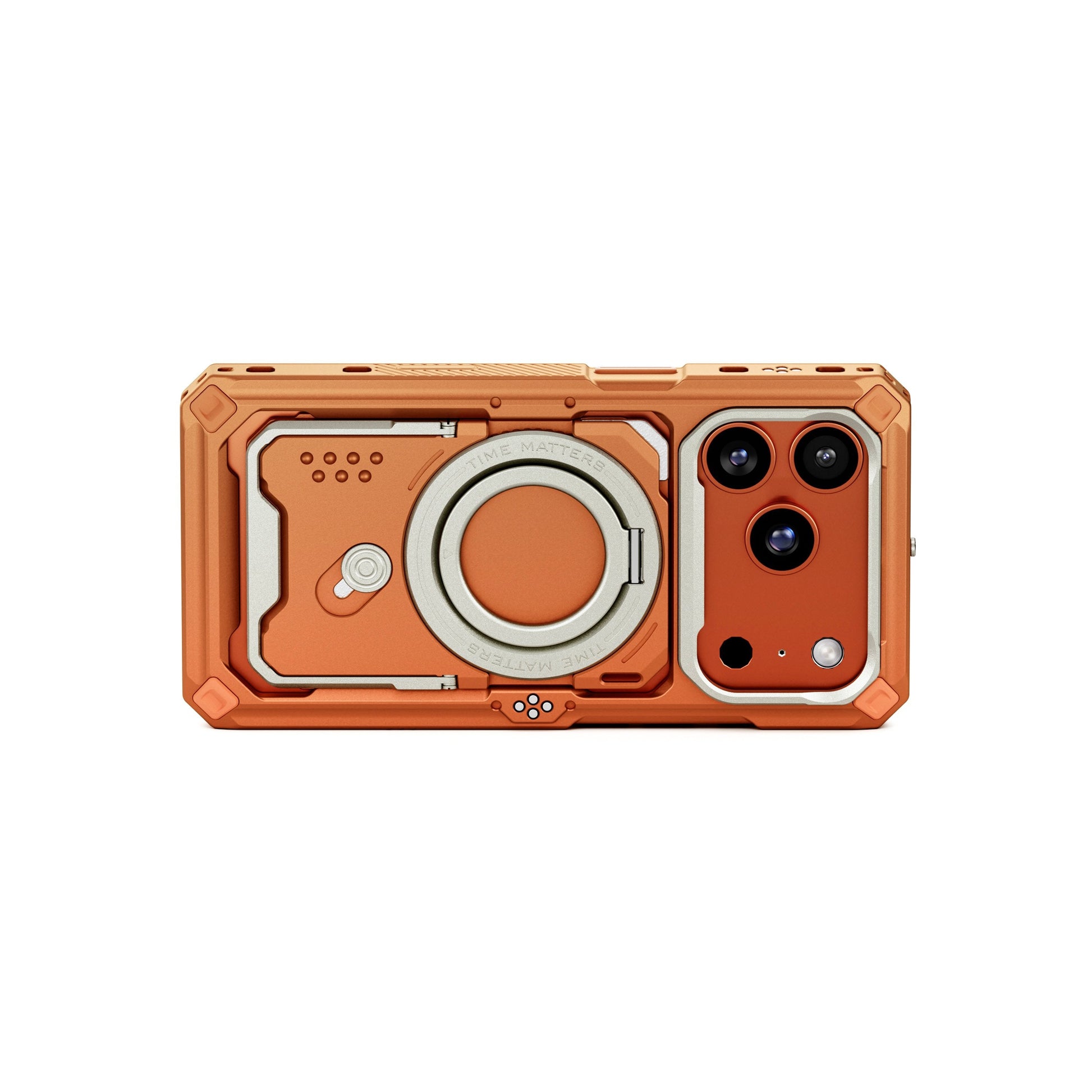 TILTA KHRONOS iPhone 17 Pro/Pro Max 保護殼展示正面外觀設計。