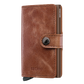 SECRID Miniwallet Matte Satin Steel 真皮防盜銀包 ｜一鍵彈出卡槽｜RFID防盜保護