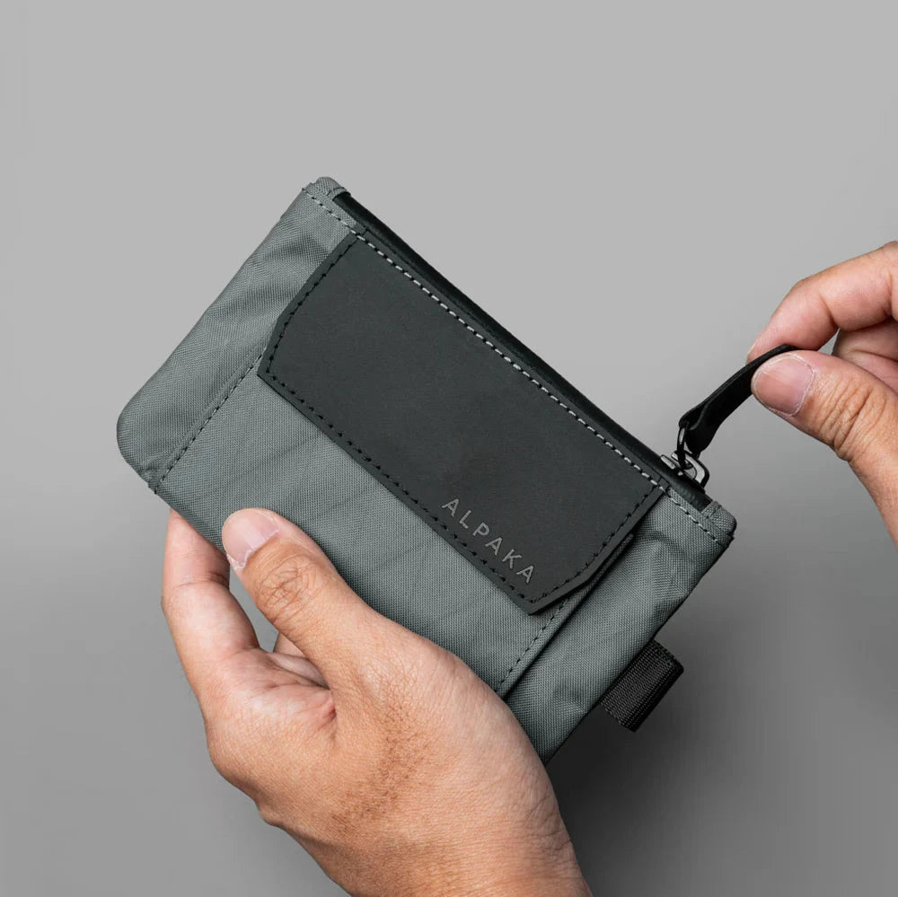 ALPAKA Zip Pouch Coin 零錢收納袋｜RFID 屏蔽功能