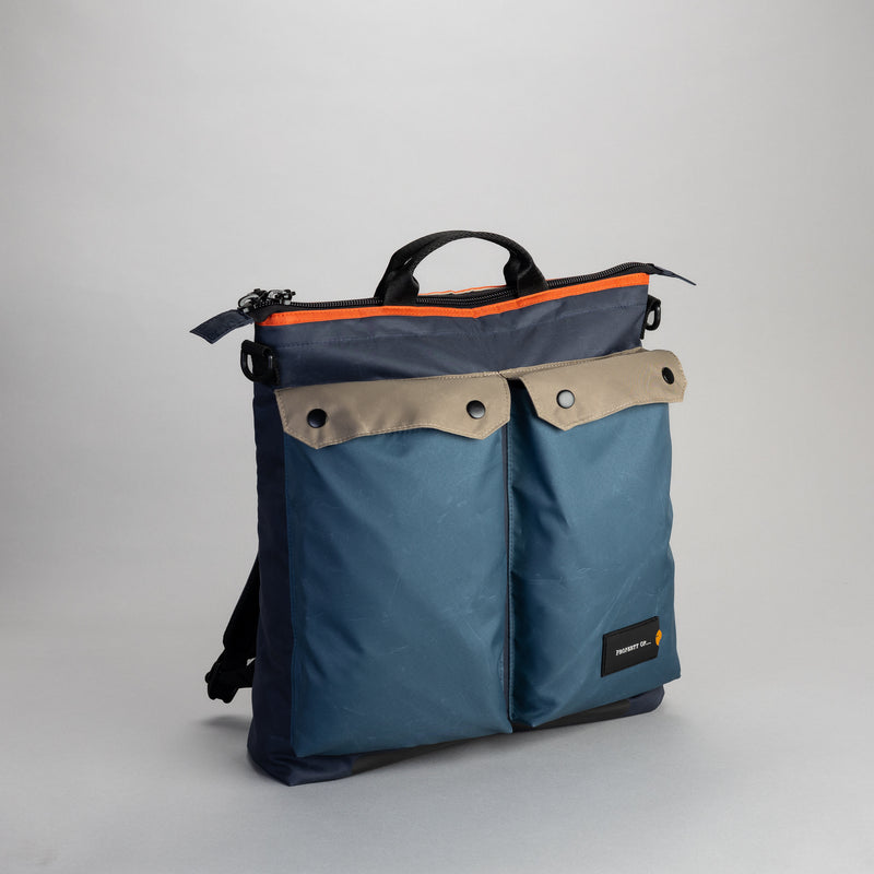 PROPERTY OF Zoe Bike Pack 蠟染帆布通勤背囊