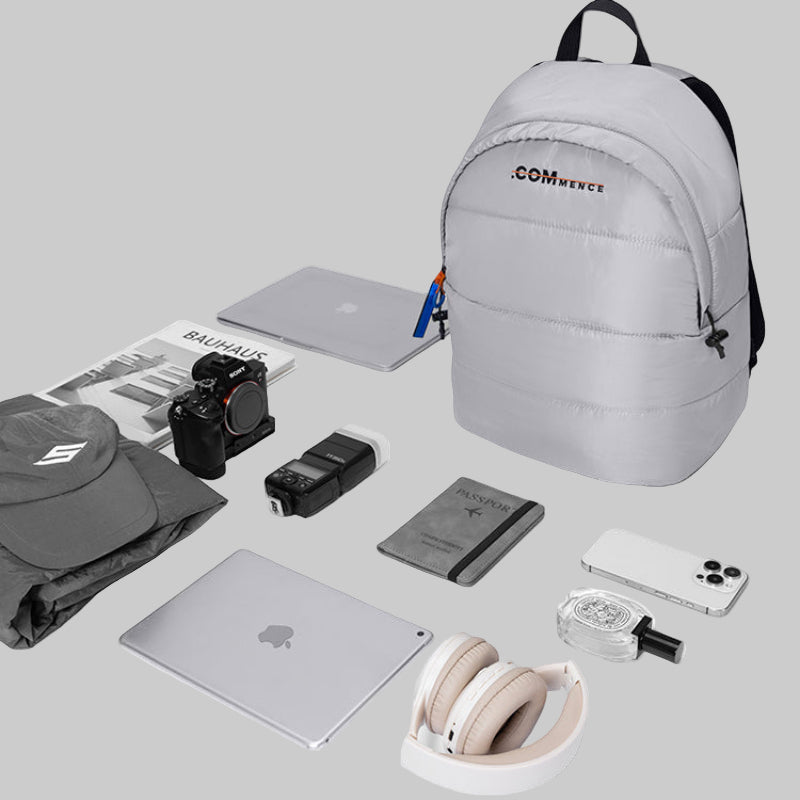 SUBTLE Commence Puff Backpack 泡芙背囊- 展示幾何時尚外型，輕量大容量兼具實用