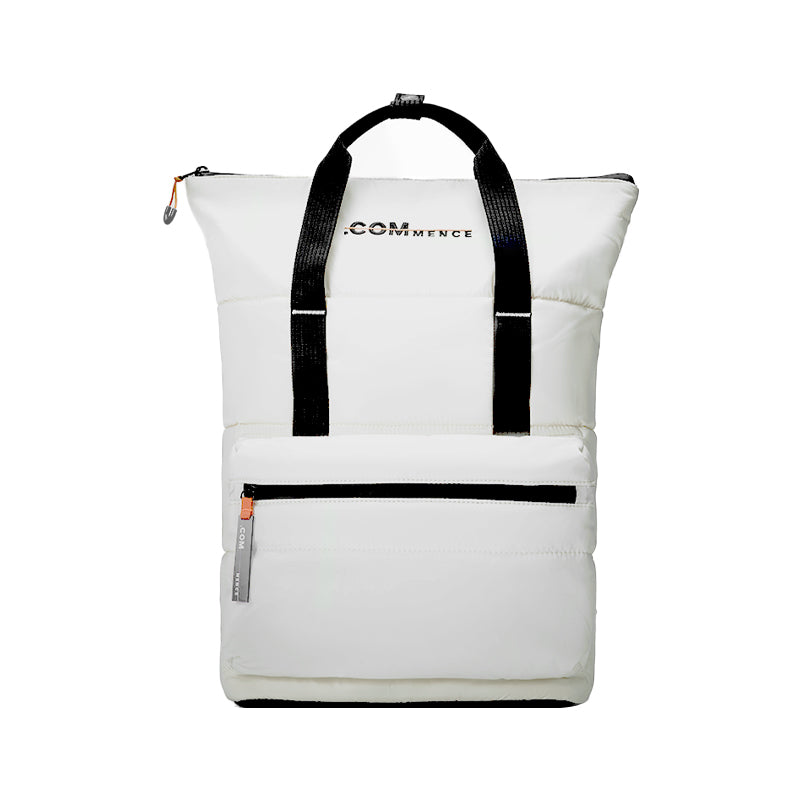 SUBTLE Commence Puff Geometric Backpack 泡芙幾何背囊 - 雪絨白款式