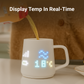 PIXELMUG P1 智能杯 - 顯示實時溫度與天氣功能，適合日常家居及辦公使用