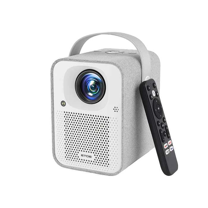 ETOE Seal Android TV 投影機 ｜輕巧設計與手柄｜方便隨身攜帶
