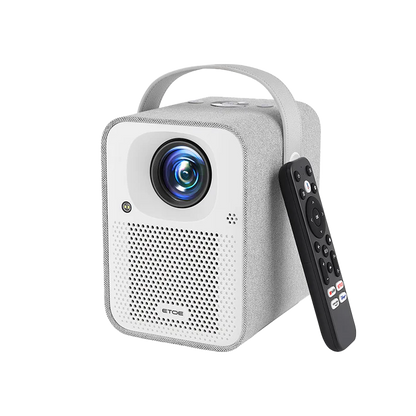 ETOE Seal Android TV 投影機 ｜輕巧設計與手柄｜方便隨身攜帶
