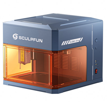 SCULPFUN iCube Ultra 旗艦便攜式鐳射雕刻機主機外觀圖