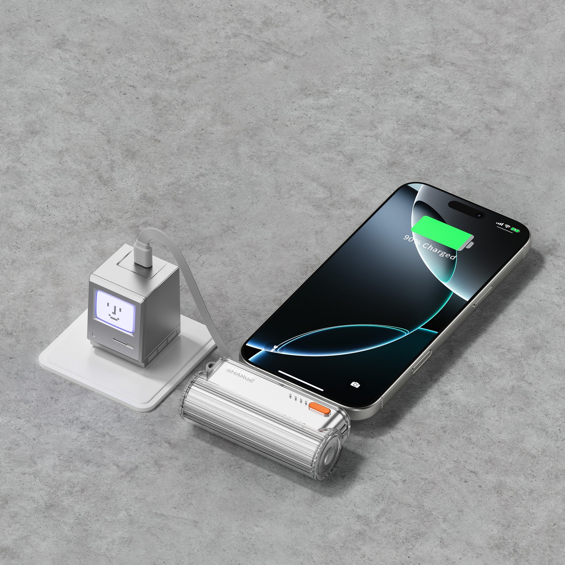 SHARGE Flow Mini 2 支援 22.5W 快充，為手機快速補充電力