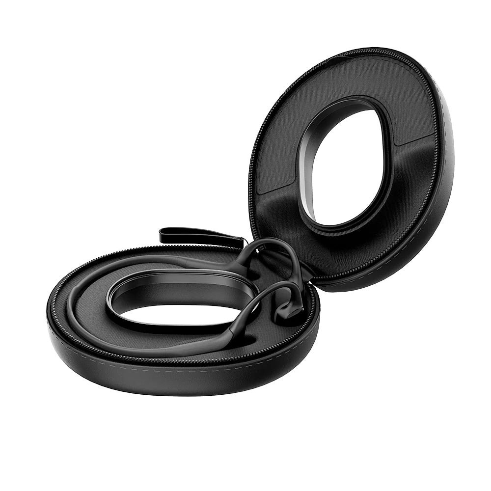 Mojawa Black Q 耳機攜帶保護盒 - 防水抗震設計，專為骨傳導耳機打造