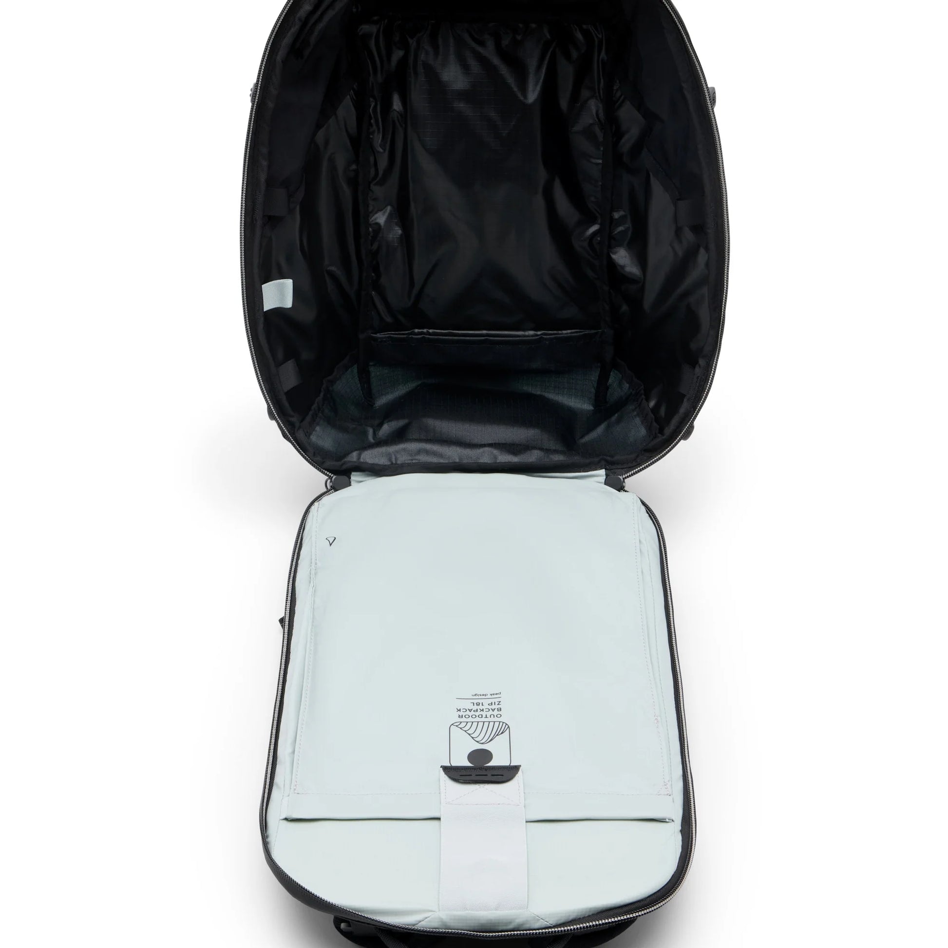 PEAK DESIGN Outdoor Backpack 18L｜內部結構精巧，能有效收納相機設備、水袋、筆電及其他日常用品