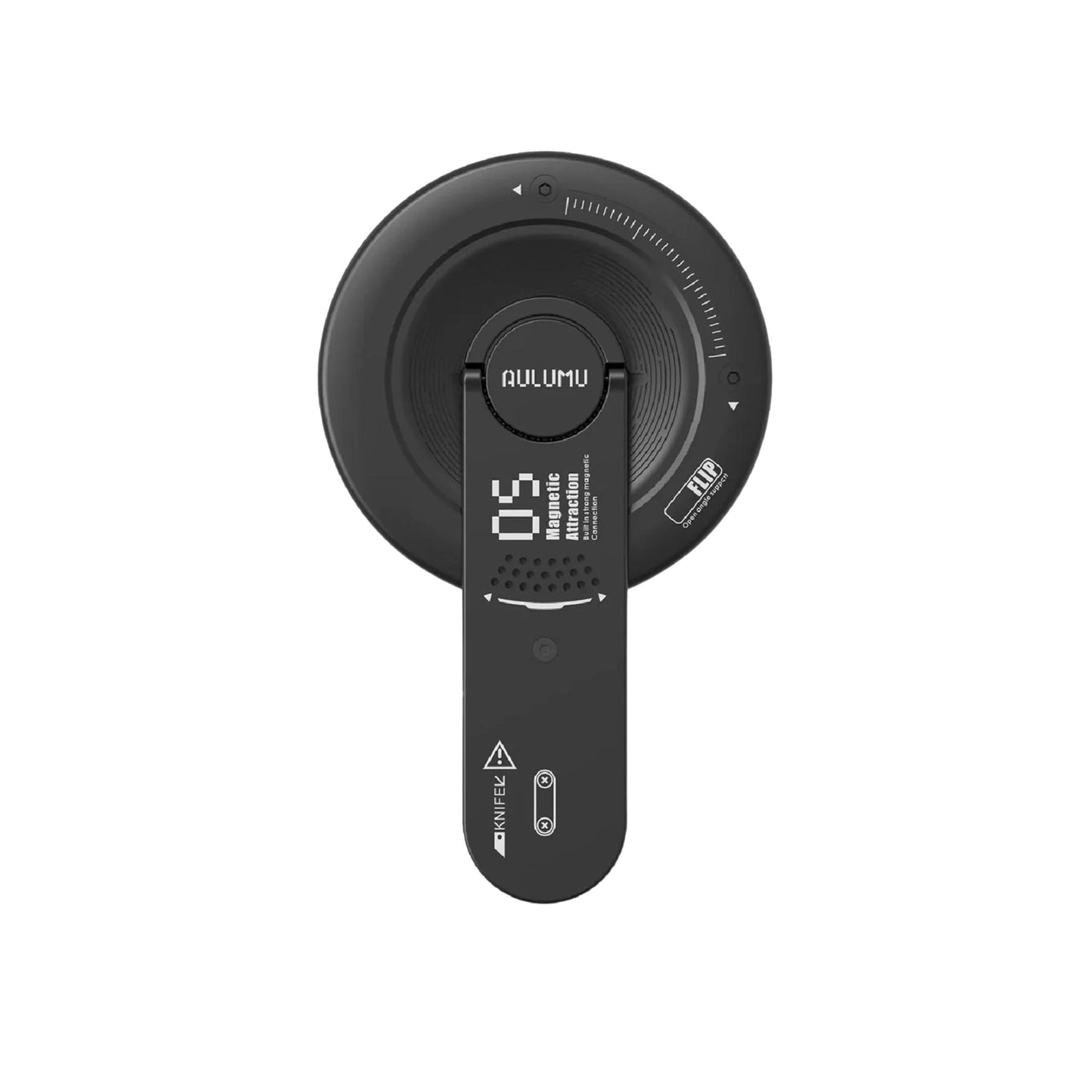 AULUMU 4-in-1 磁吸手機支架 G05｜集手機支架、握把、隱藏式陶瓷刀和解壓玩具於一體