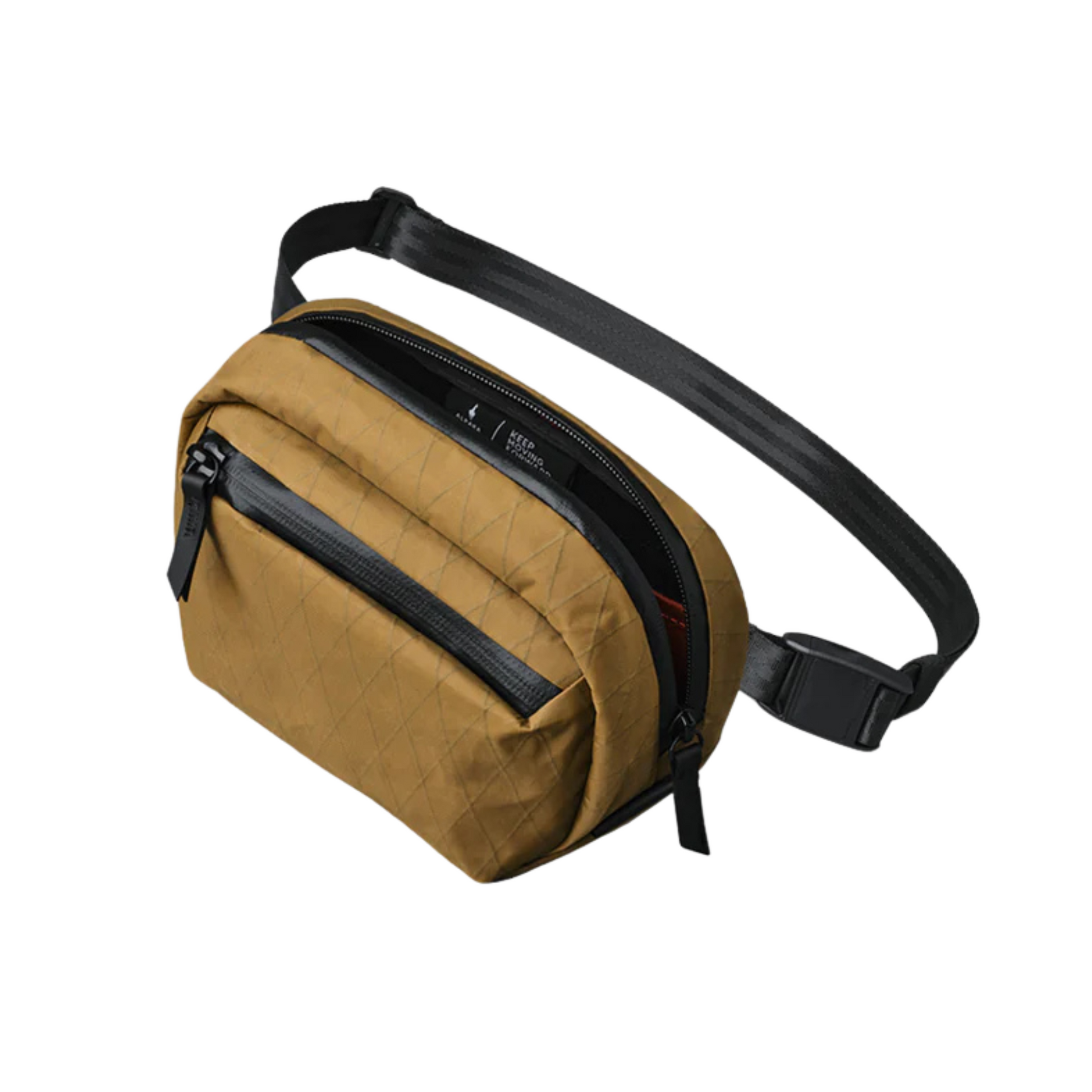 ALPAKA Go Sling Nano 側肩包｜採用防水 X-Pac® VX21 布料與 YKK Aquaguard 拉鍊