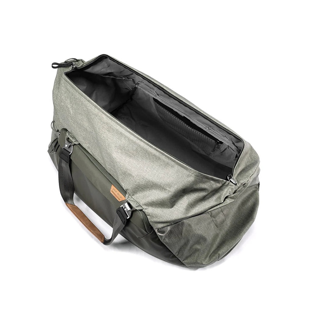 PEAK DESIGN Travel Duffel｜防盜拉鍊設計與隱藏式行李牌