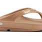 OOFOS Women's OOLALA Sndal Taupe 肌力恢復紓壓運動人字拖