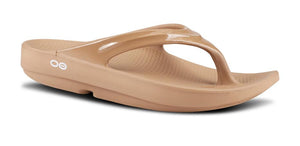 OOFOS Women's OOLALA Sndal Taupe 肌力恢復紓壓運動人字拖