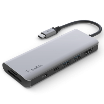 BELKIN Connect USB-C 7合1 多埠擴充座 AVC009BTSGY