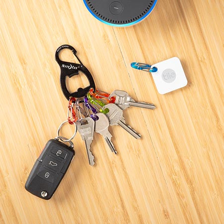 Nite Ize KeyRack+™ S-Biner® 迷你8字扣連開瓶套裝