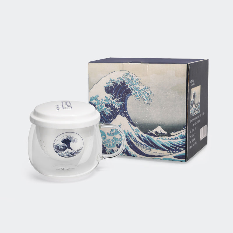 The british Museum 神奈川花茶杯