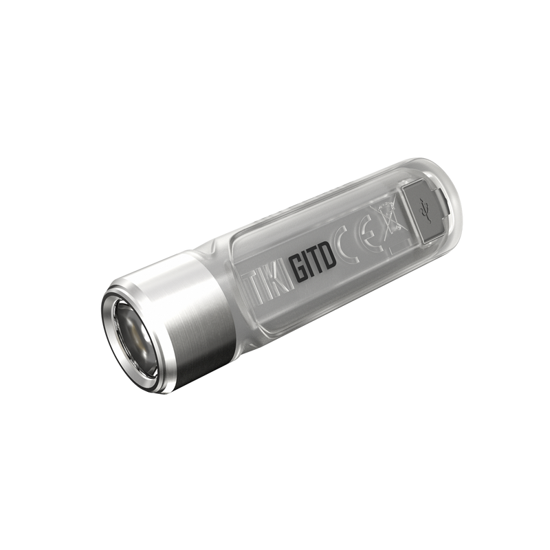 NITECORE TIKI GITD Blue Keychain Light USB充電輕便匙扣燈 (藍夜光版)