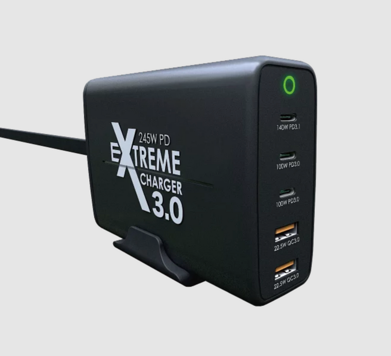 EGO EXTREME 3.0 245W PD3.1 5USB 氮化鎵充電器