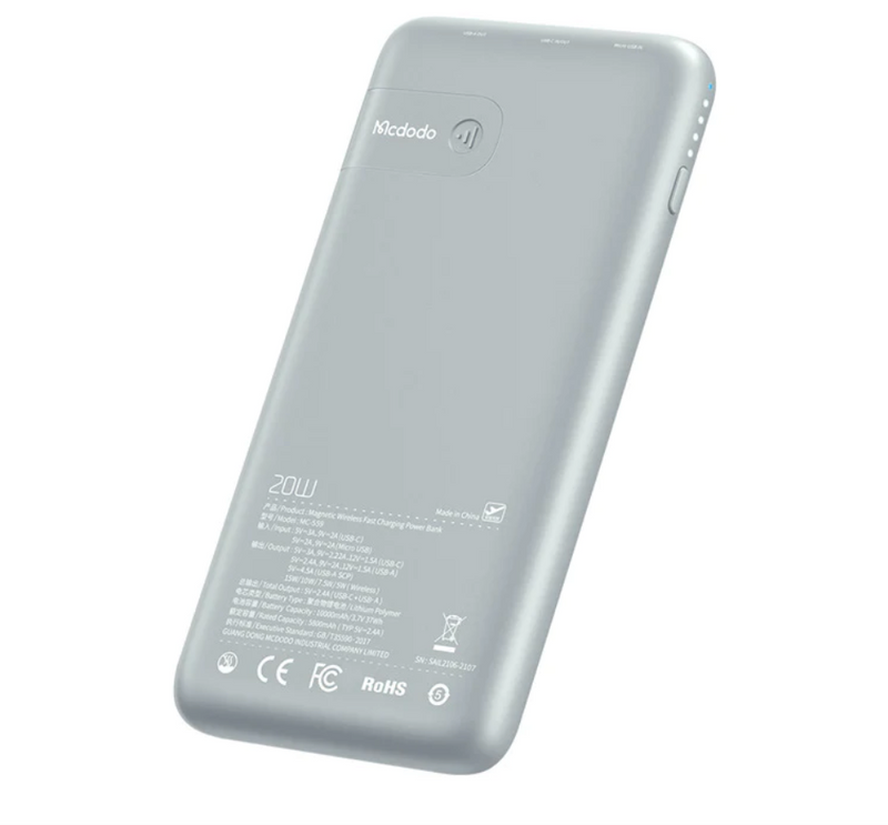 MCDODO Magsafe 磁吸無線充移動電源 10000mAh