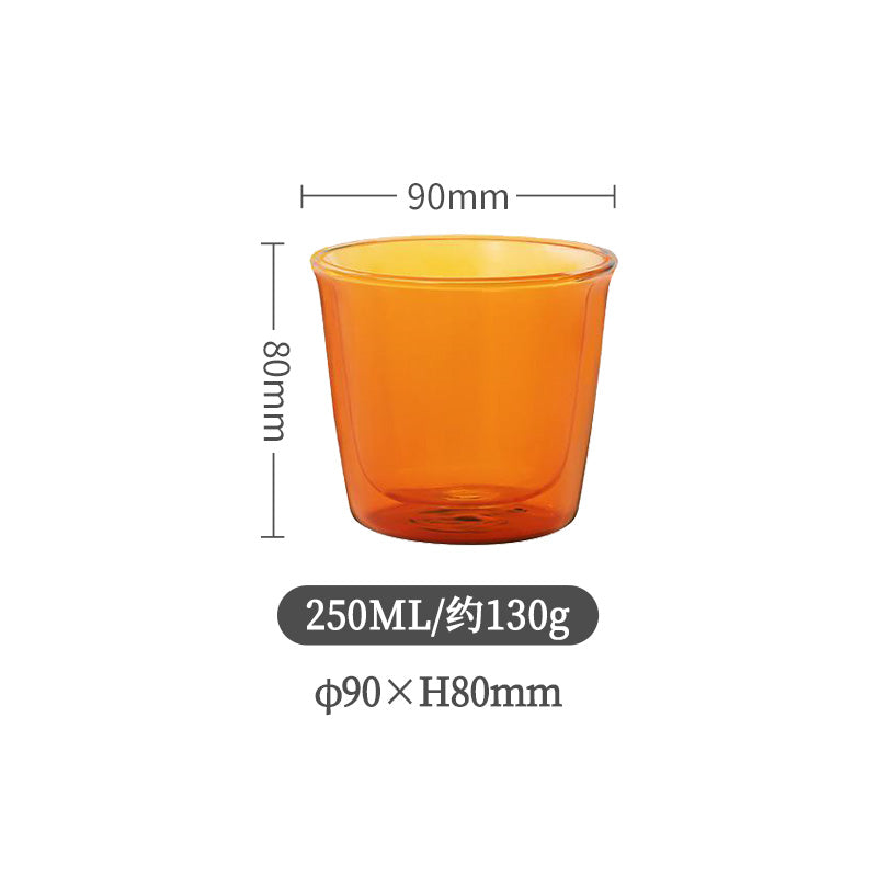 KINTO CAST 耐熱琥珀色玻璃杯