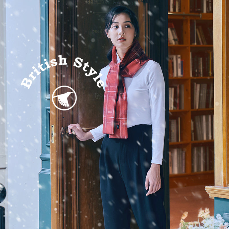 Flexwarm 智能發熱長圍巾英倫典雅