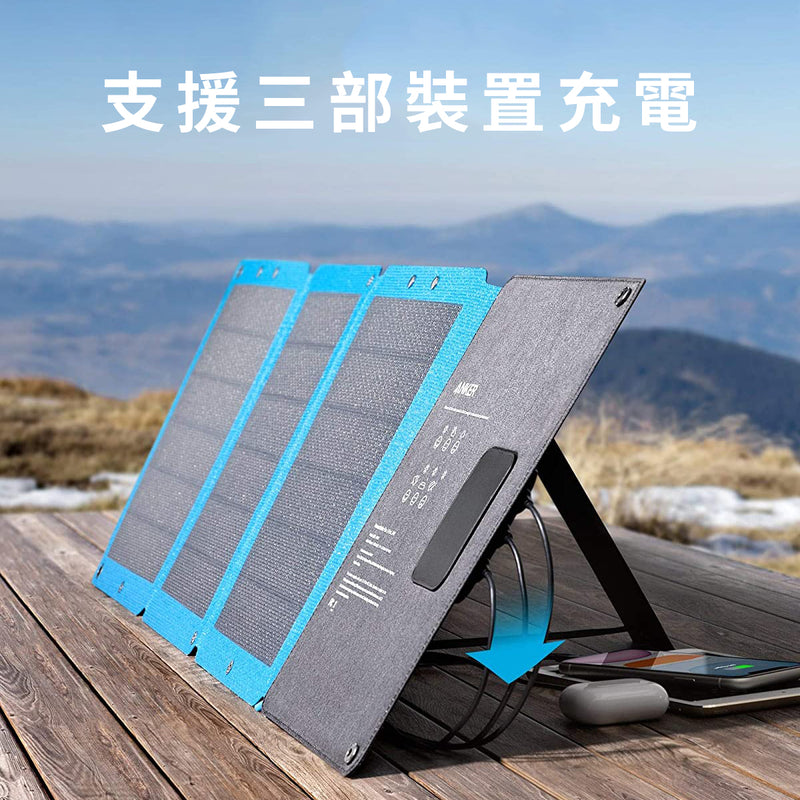 ANKER PowerSolar Flex 24W 三輸出太陽能充電板