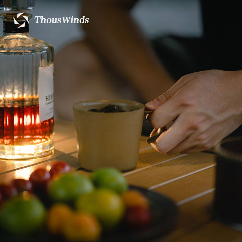 THOUS WINDS 戶外雙層水杯250ml TW3036