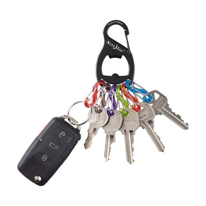 Nite Ize KeyRack+™ S-Biner® 迷你8字扣連開瓶套裝