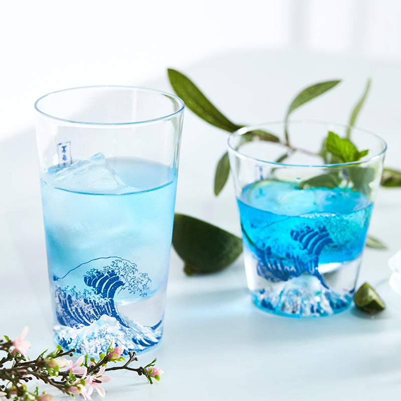 The british Museum 神奈川衝浪裡玻璃杯