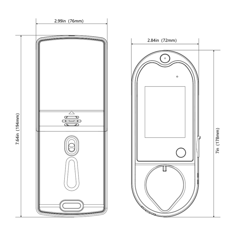 LOCKLY Vision 智能電子門鎖 (Deadbolt Edition) PGD798