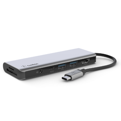 BELKIN Connect USB-C 7合1 多埠擴充座 AVC009BTSGY