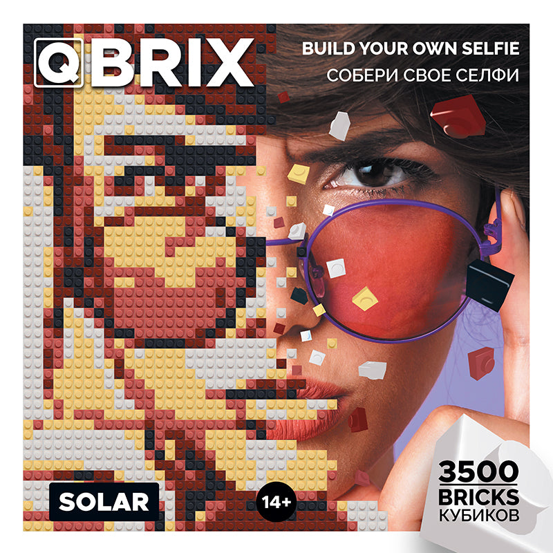 QBRIX 微顆粒圖元畫拼裝DIY照片 彩色版本