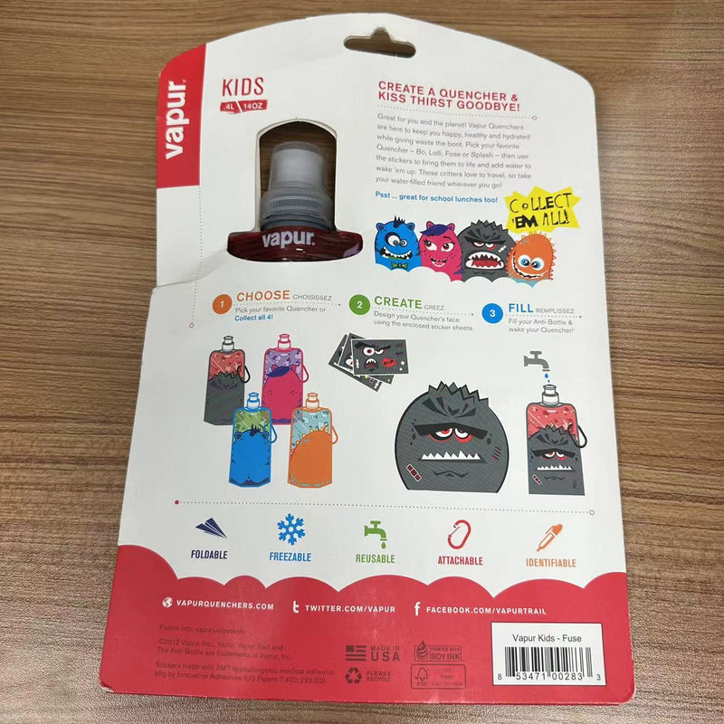 VAPUR Quencher 兒童軟性摺疊水樽