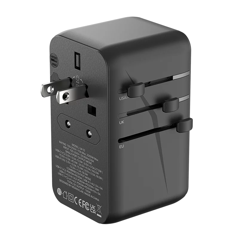 MOMAX  1-World 100W GaN 全方位快充旅行插座 UA10