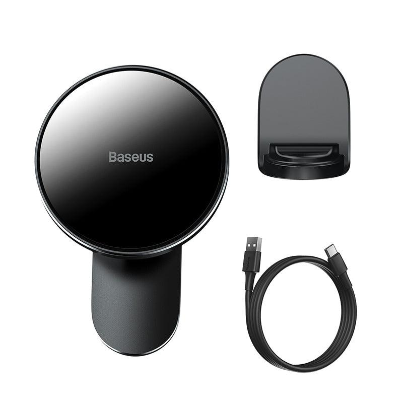 BASEUS 巨能量磁吸車載支架無線充