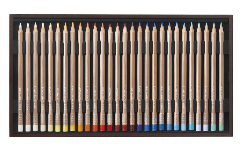 瑞士 Caran d'Ache luminance 76色永久耐光性木顏色(木盒)