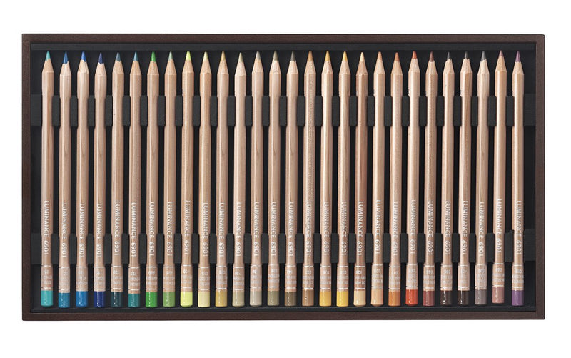 瑞士 Caran d'Ache luminance 76色永久耐光性木顏色(木盒)