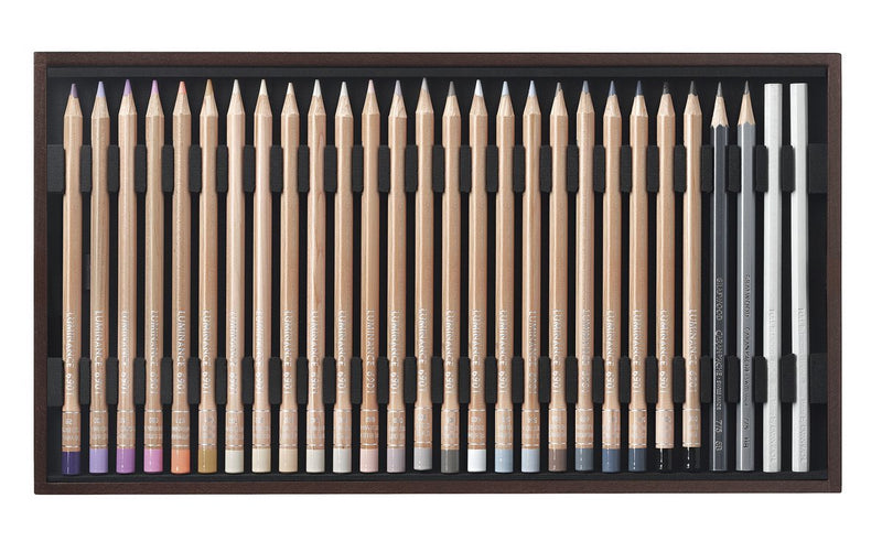瑞士 Caran d'Ache luminance 76色永久耐光性木顏色(木盒)