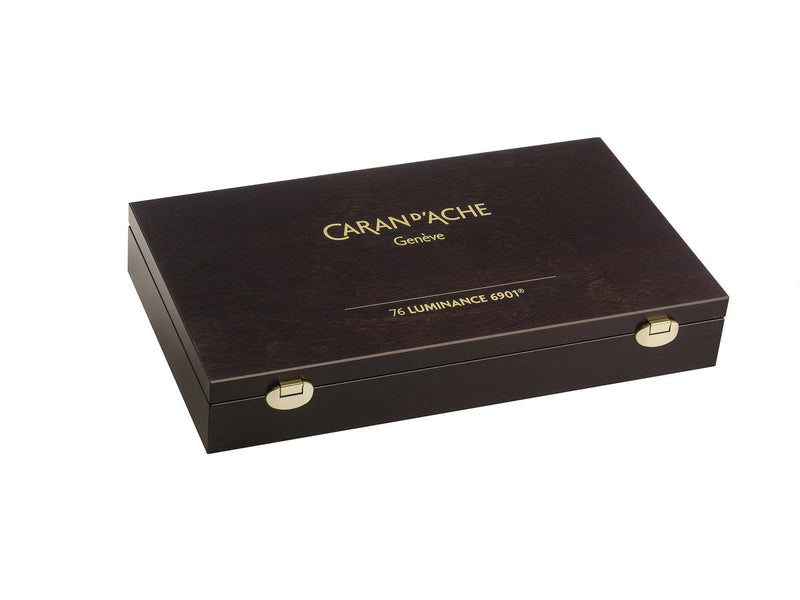 瑞士 Caran d'Ache luminance 76色永久耐光性木顏色(木盒)