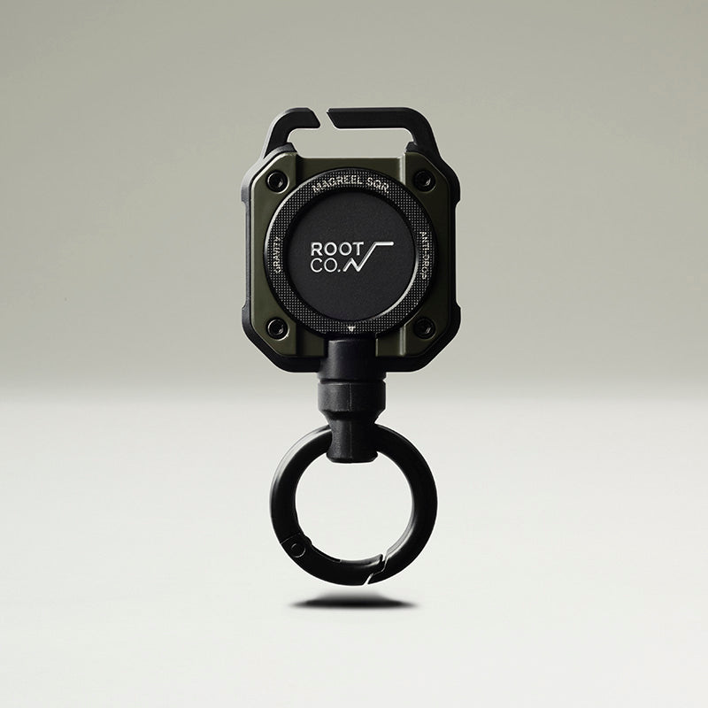 ROOT CO. MAG REEL SQR. 扁平扣捲軸伸縮扣