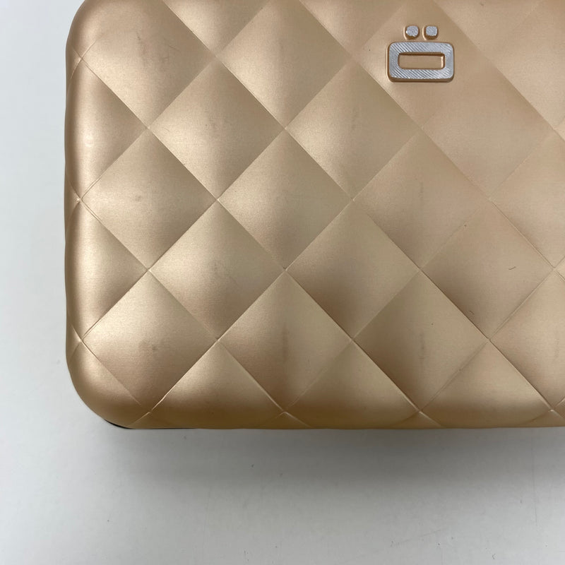 OGON Quited Botton Wallet 菱形壓釦防盜RFID錢包