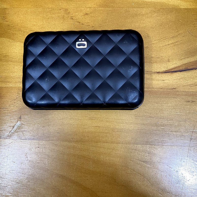OGON Quited Botton Wallet 菱形壓釦防盜RFID錢包